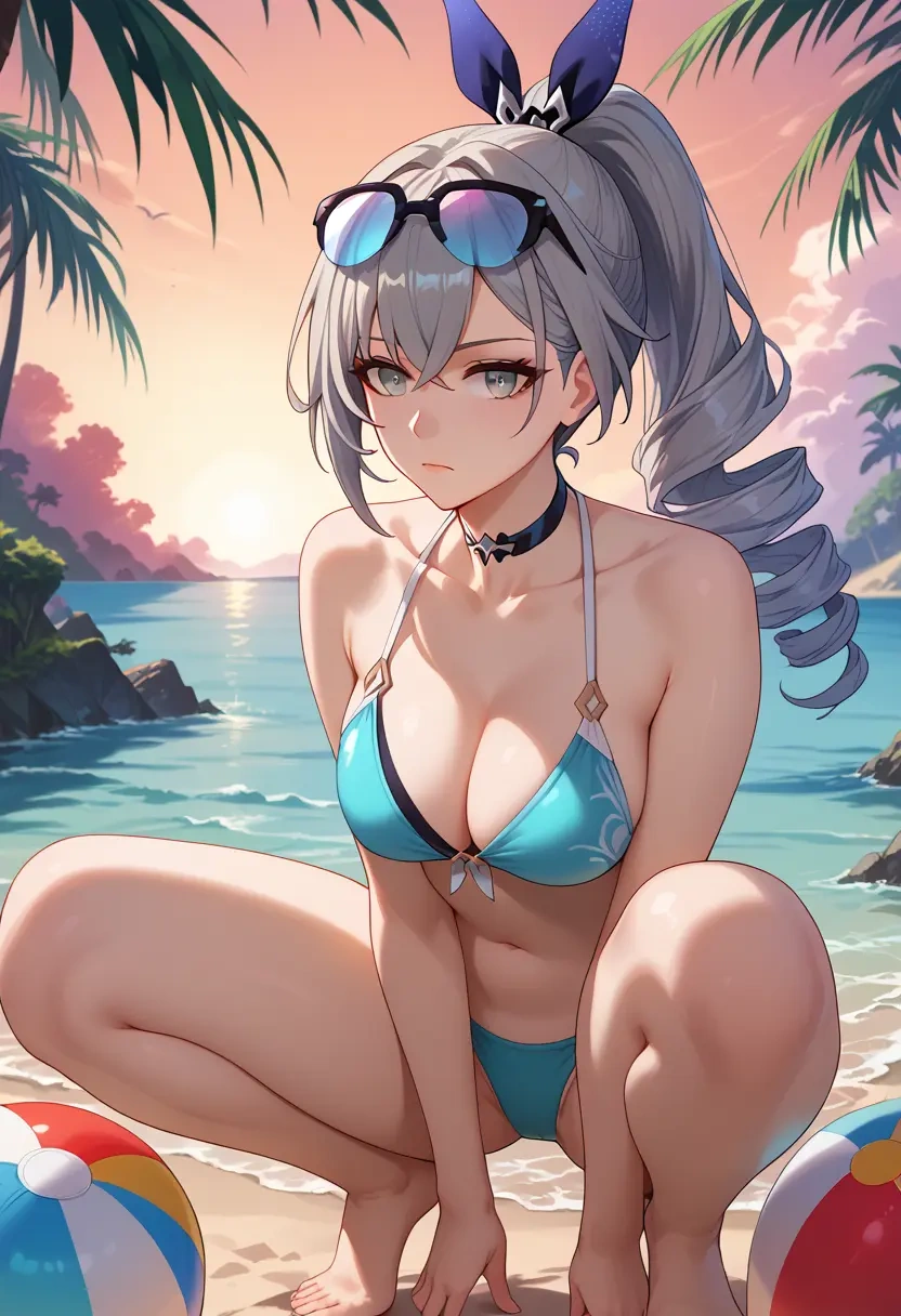 star rail,silver wolf,bikini  - 